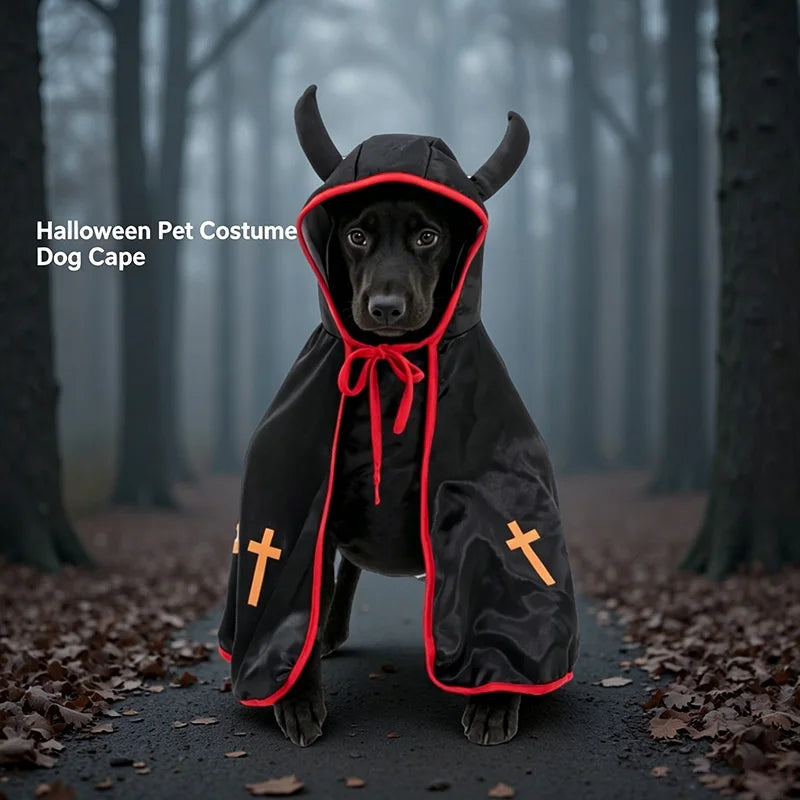 Pet Halloween Costumes Witch Vampire Robe Magic Atmosphere Cat Dog Funny Pajamas Pet Supplies Pet Clothes Pet Accessories