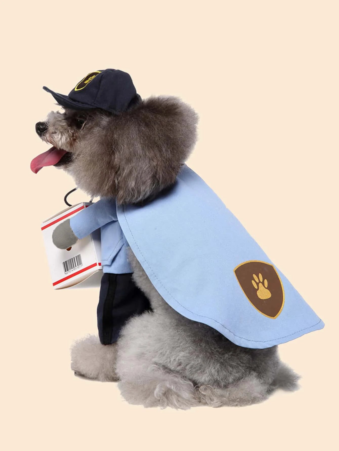 Pet Costume Fashion Courier Style Clothes Halloween Suit with a Hat Costume Apparel for Dog