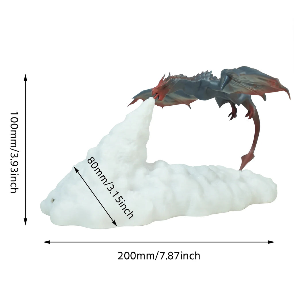 3D LED Dragon Night Light, Usb-Rechargeable Table Lamp, Flying Dragon-Themed Bedroom Decor, Festive Party Mood Light