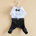 Western Mens Suit for Cats Formal Onesie Cat Clothes Festival Wedding Dog Costumes Bow Tie Puppy Tuxedo Shirt Overall for Yorkie