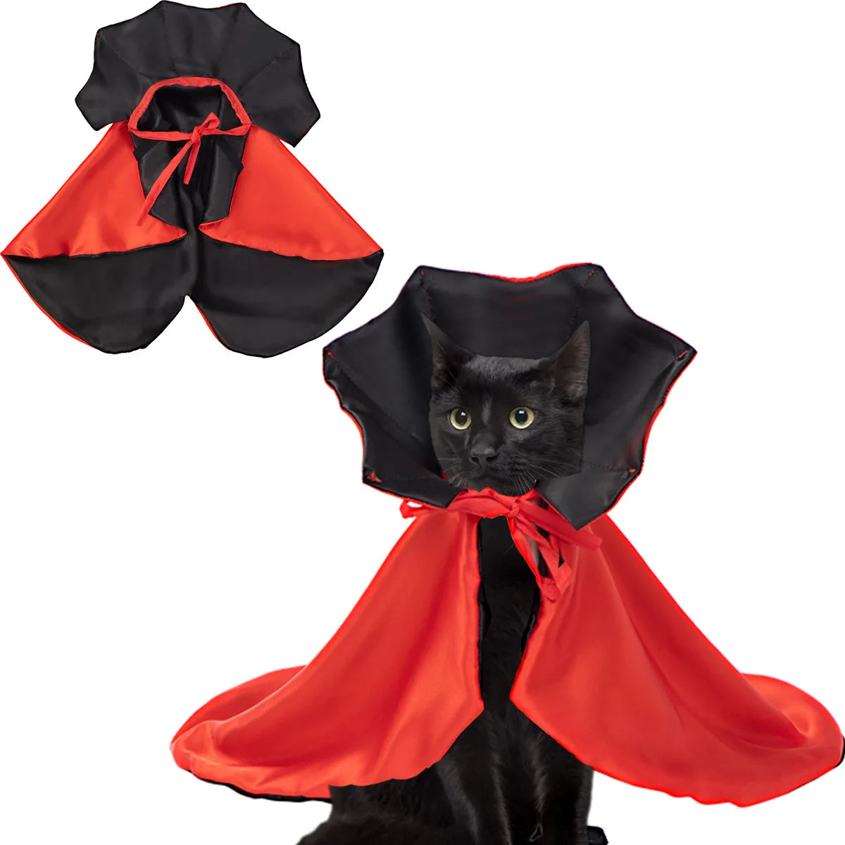 Pet Halloween Costumes Witch Vampire Robe Magic Atmosphere Cat Dog Funny Pajamas Pet Supplies Pet Clothes Pet Accessories