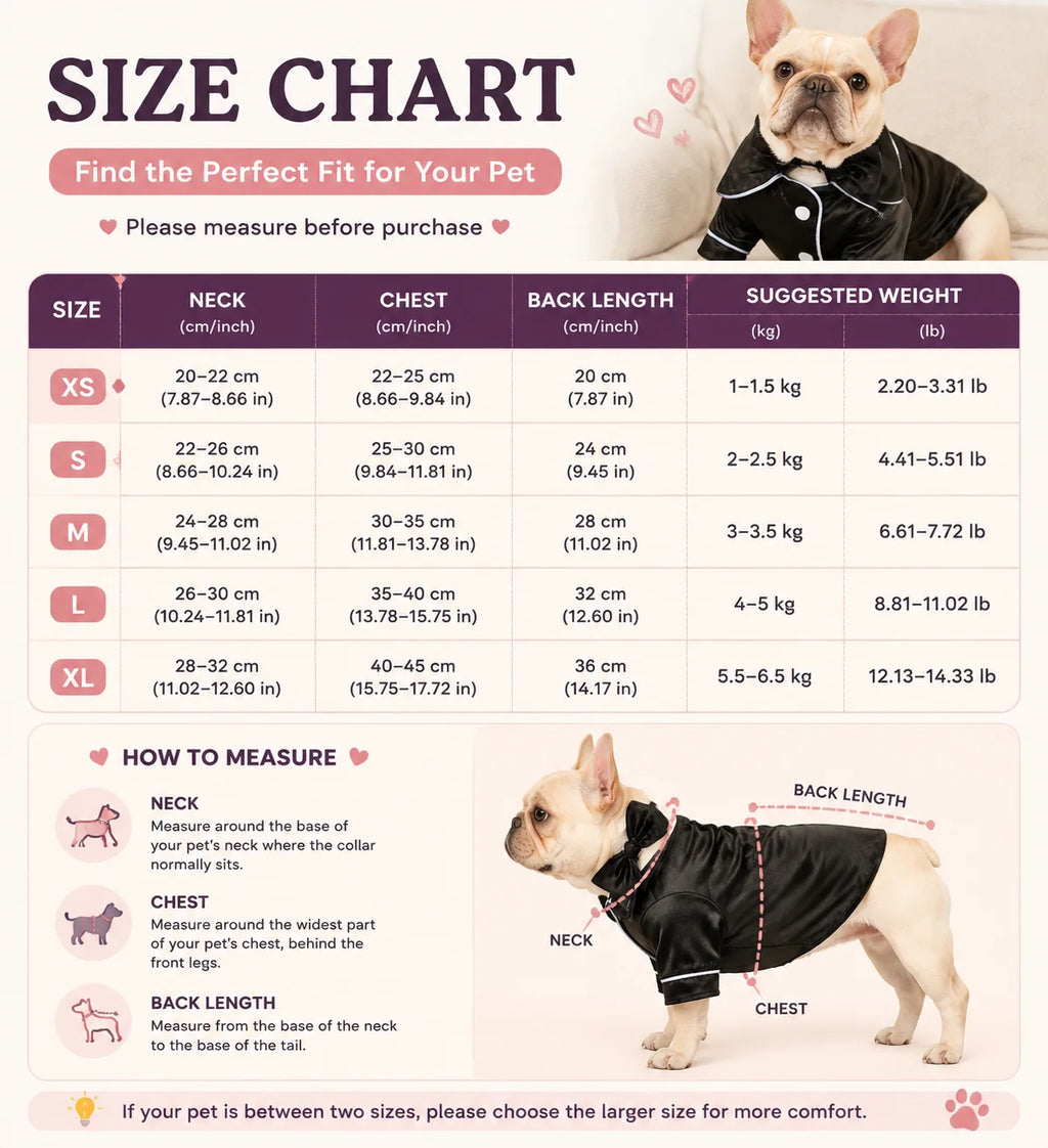 Chic Satin Dog Pajamas Set, Cute Pet Sleepwear with Bow Headband, Soft Puppy Cat Clothes for Home Party Costume