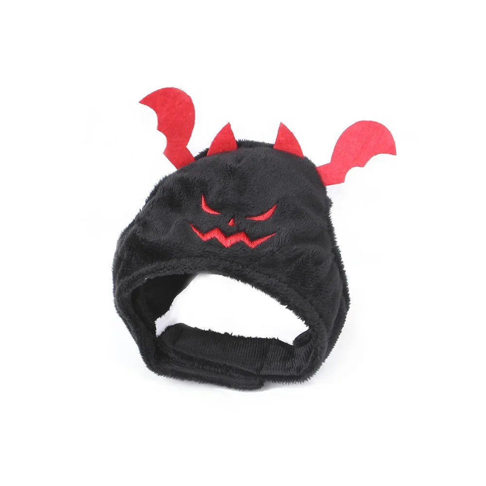 Pet Halloween Dog Cat Costume Dog Cat Costumes for Small Dogs Cosplay Bat Headgear Hat Cat Headgear Pet Supplies
