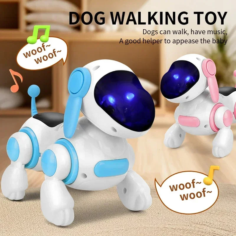 Robot Electronic Dog Robot Dog Stunt Walking Dancing Toy Intelligent Touch Remote Control Electric Pet for Children'S Toys