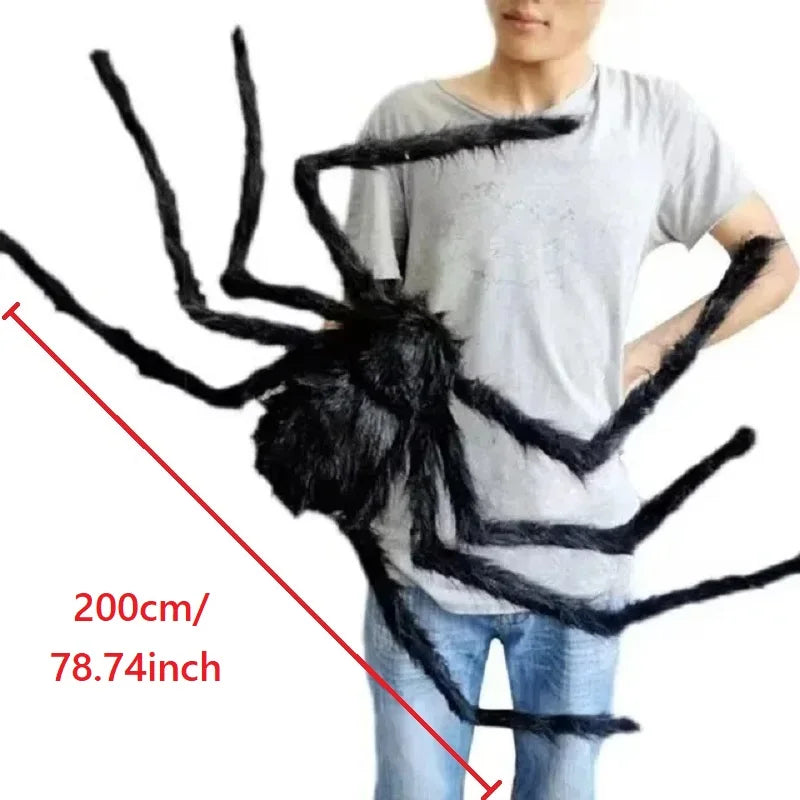 Giant Halloween Spider Indoor & Outdoor Yard, Porch Decor for Haunted House or Home, Party ,Halloween Decorations