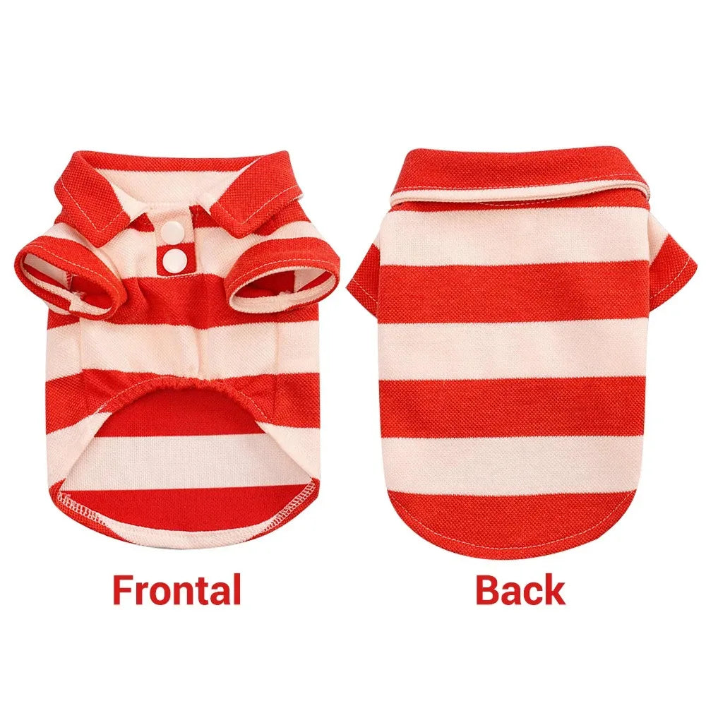 Pet Dog Shirt Summer Dog Clothes Casual Clothing for Small Large Dogs Cats T-Shirt Chihuahua Pug Costumes Yorkshire Shirts