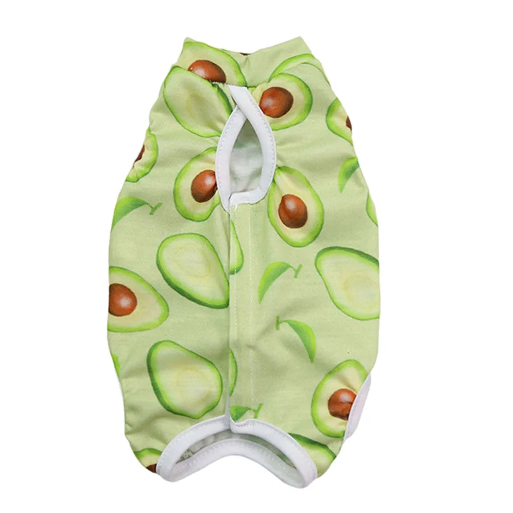 Cat Dog Anti-Licking Vest Pet Care Clothing Kitten Weaning Sterilization Suit High Elastic Surgery after Recovery Care Clothing