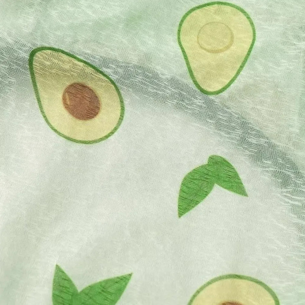 Cartoon Print Cat Cooling Jumpsuit Ultra-Thin Breathable Mesh Dog Sunscreen Clothes Sun Protection Summer Cat Clothes