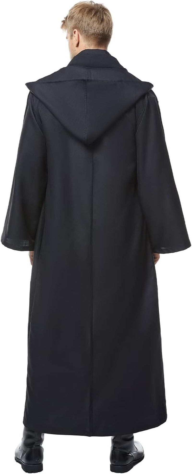 Tunic Hooded Robe Adult Wizard Robes Monk Priest Cloak Halloween Cosplay | Men Women Unisex Knight Hood Cape Renaissance Costumes
