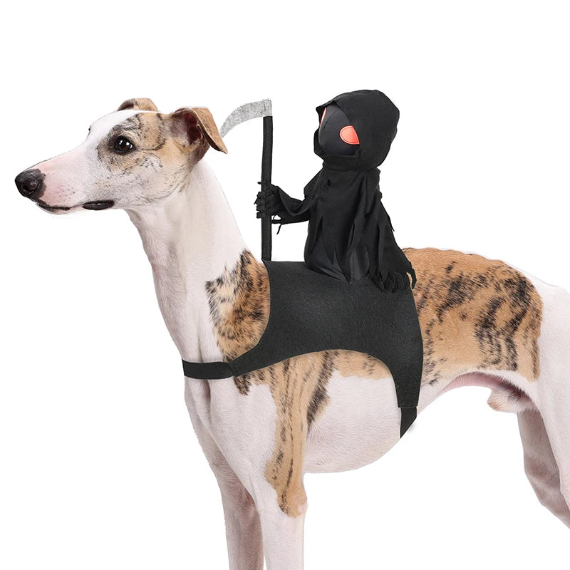 Halloween Pet Costume Dark Harvest Knight Transformation Costume Halloween Funny Pet Costume Dogs Cats Cute Cosplay Costume