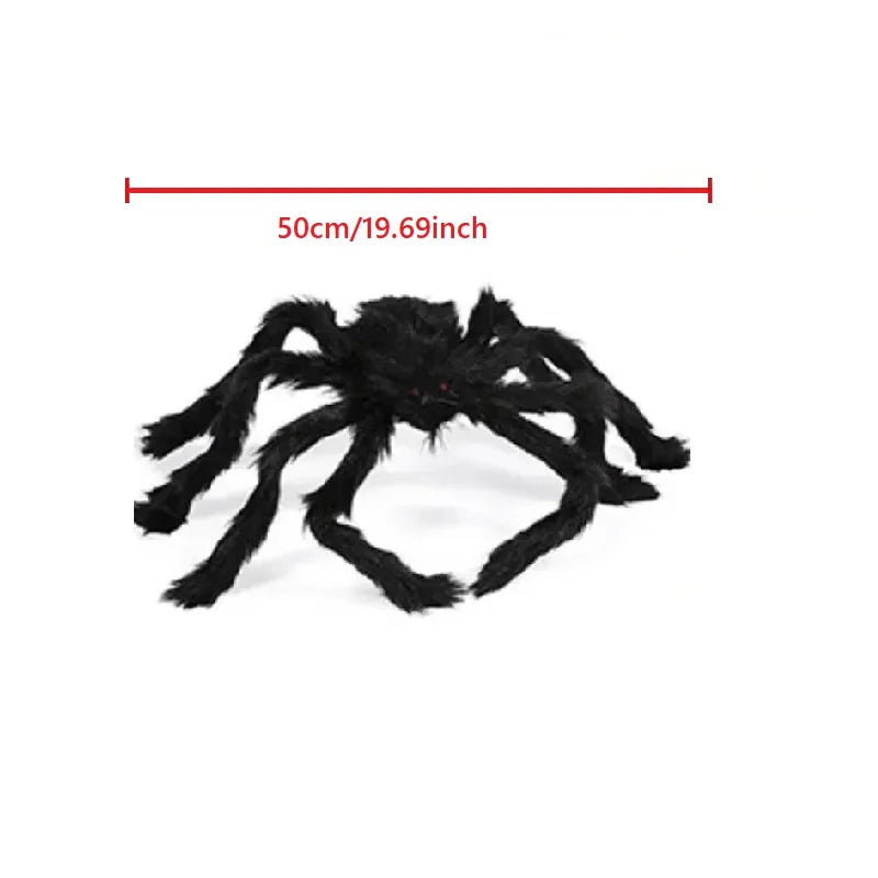 Giant Halloween Spider Indoor & Outdoor Yard, Porch Decor for Haunted House or Home, Party ,Halloween Decorations