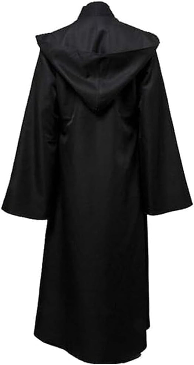Tunic Hooded Robe Adult Wizard Robes Monk Priest Cloak Halloween Cosplay | Men Women Unisex Knight Hood Cape Renaissance Costumes