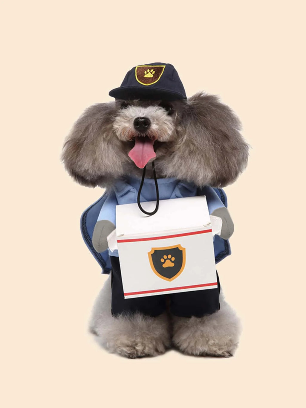 Pet Costume Fashion Courier Style Clothes Halloween Suit with a Hat Costume Apparel for Dog