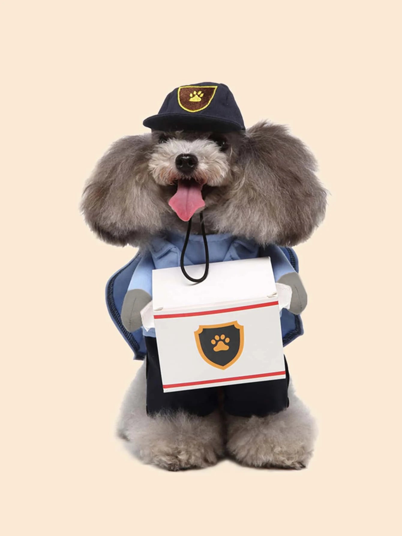 Pet Costume Fashion Courier Style Clothes Halloween Suit with a Hat Costume Apparel for Dog