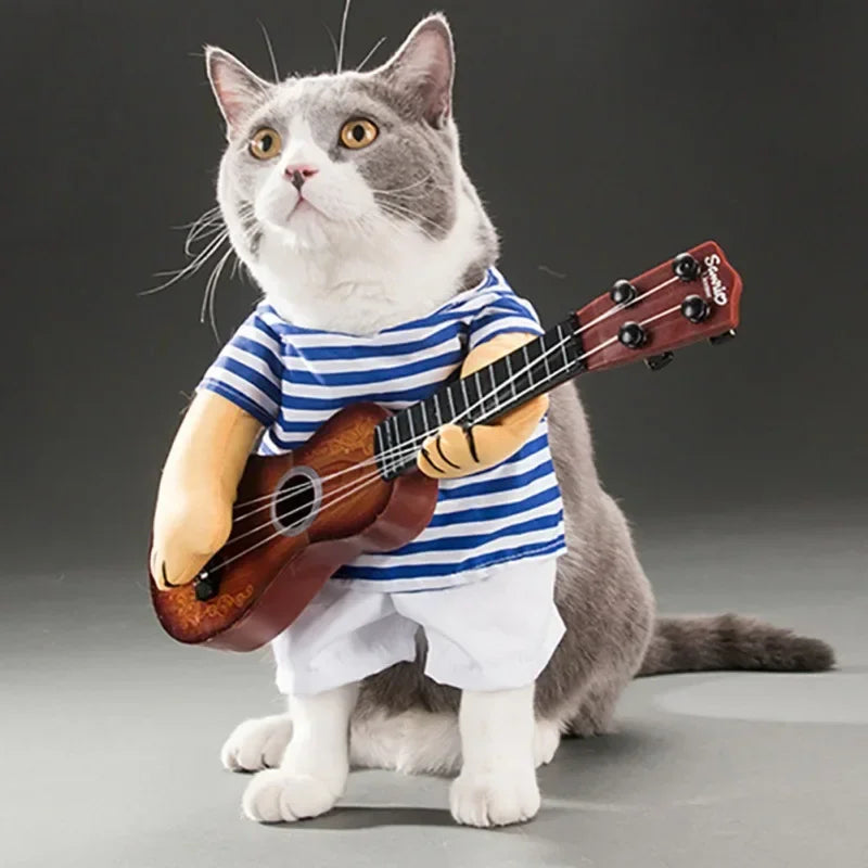 Funny Cat Clothes Costume Pet Dog Halloween Clothing Pet Cosplay Role Playing Suit for Puppy Kitten Cat Pet Dog Dressing up Hot