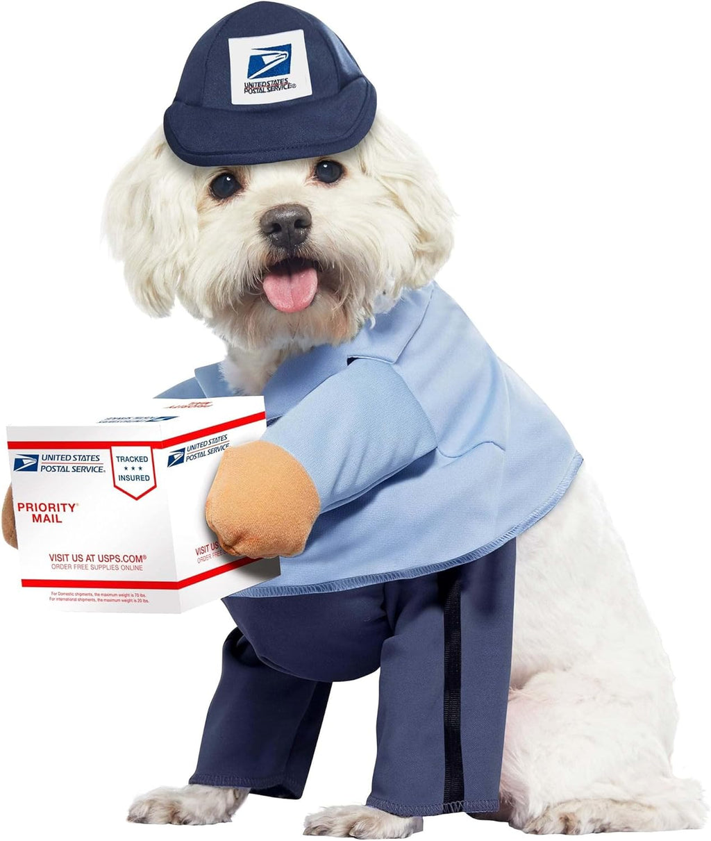 USPS Mail Carrier Pup, Dog Costume Small